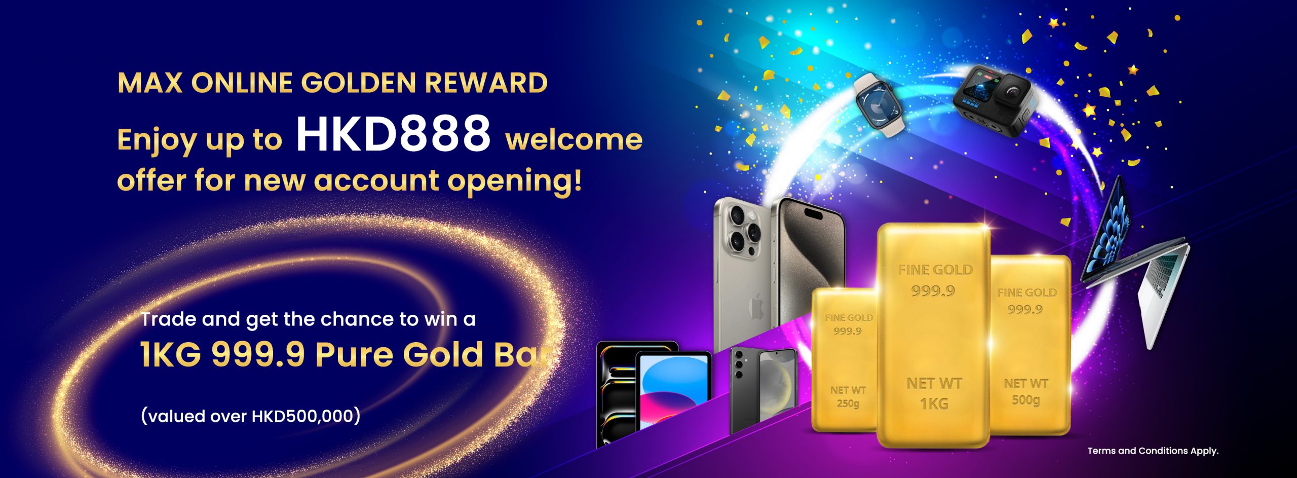 Enjoy up to HKD888 welcome offer for new account opening! (Promotion Ended)